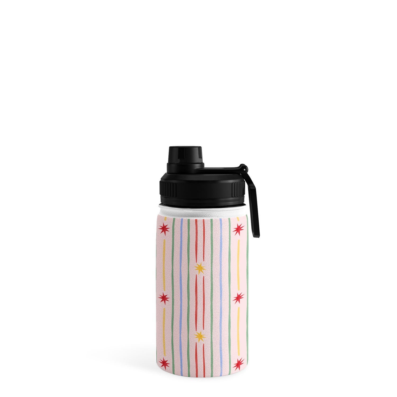 Love_Ryming Festive Starry Stripes Water Bottle