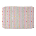 Love_Ryming Festive Starry Stripes Memory Foam Bath Mat