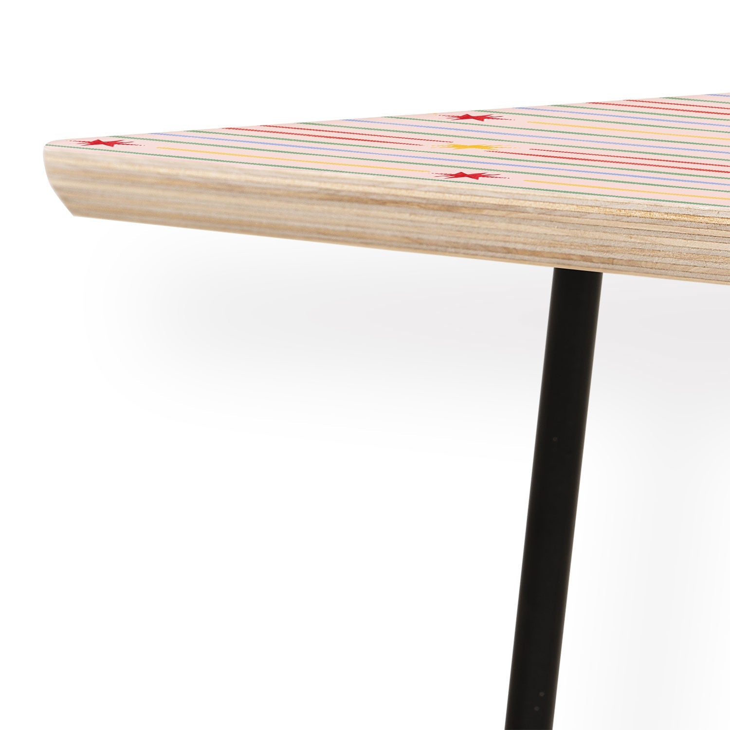 Love_Ryming Festive Starry Stripes Coffee Table