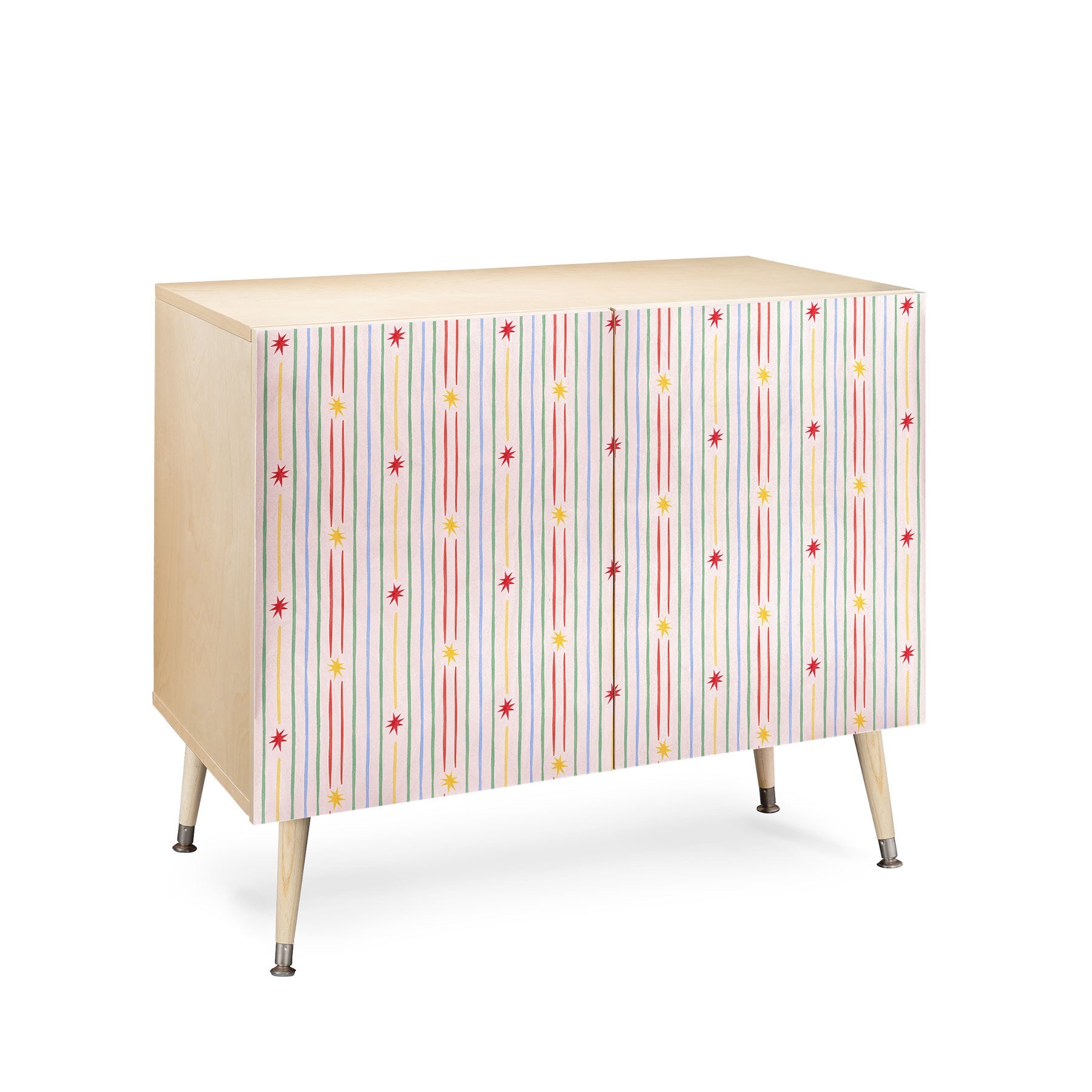 Love_Ryming Festive Starry Stripes Credenza