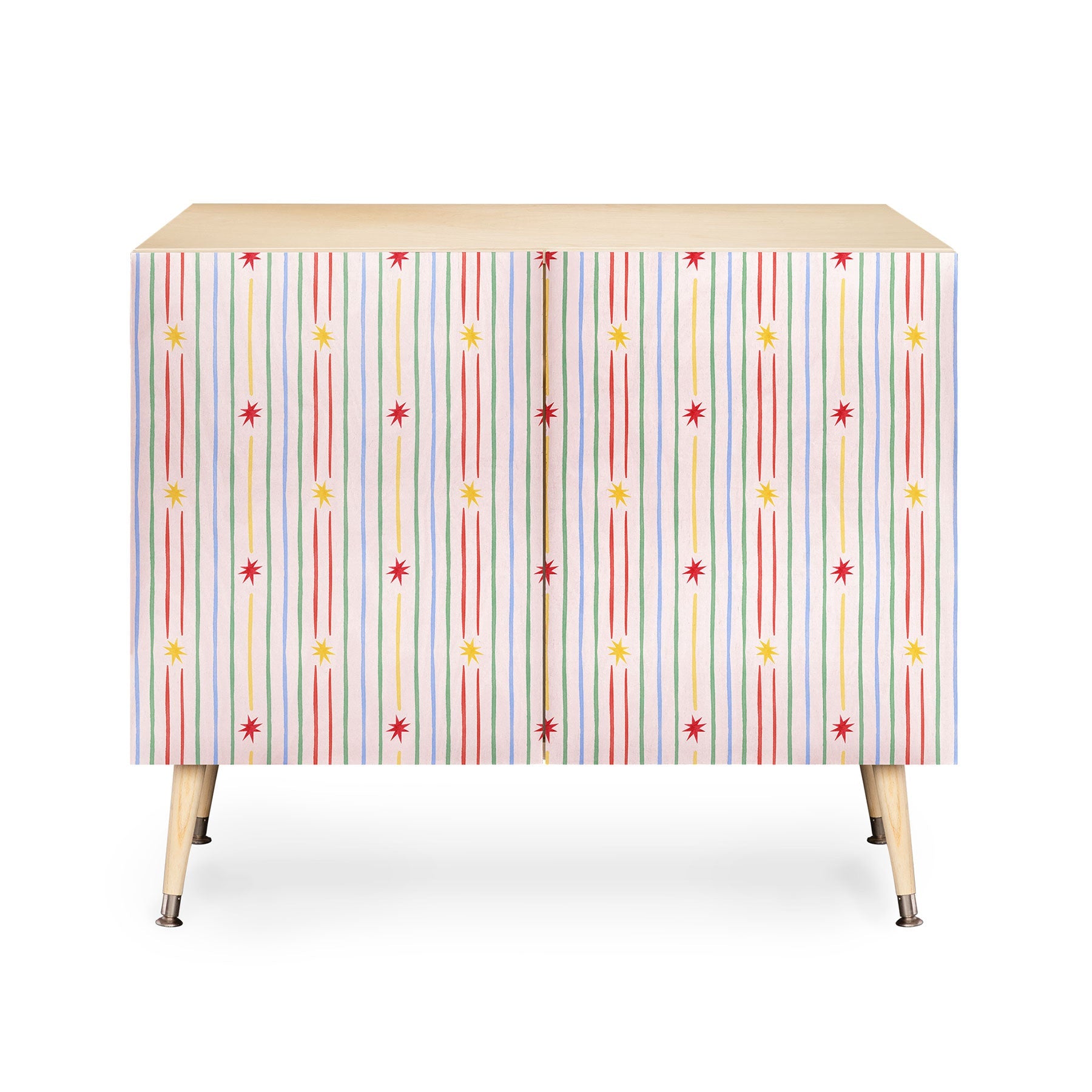 Love_Ryming Festive Starry Stripes Credenza