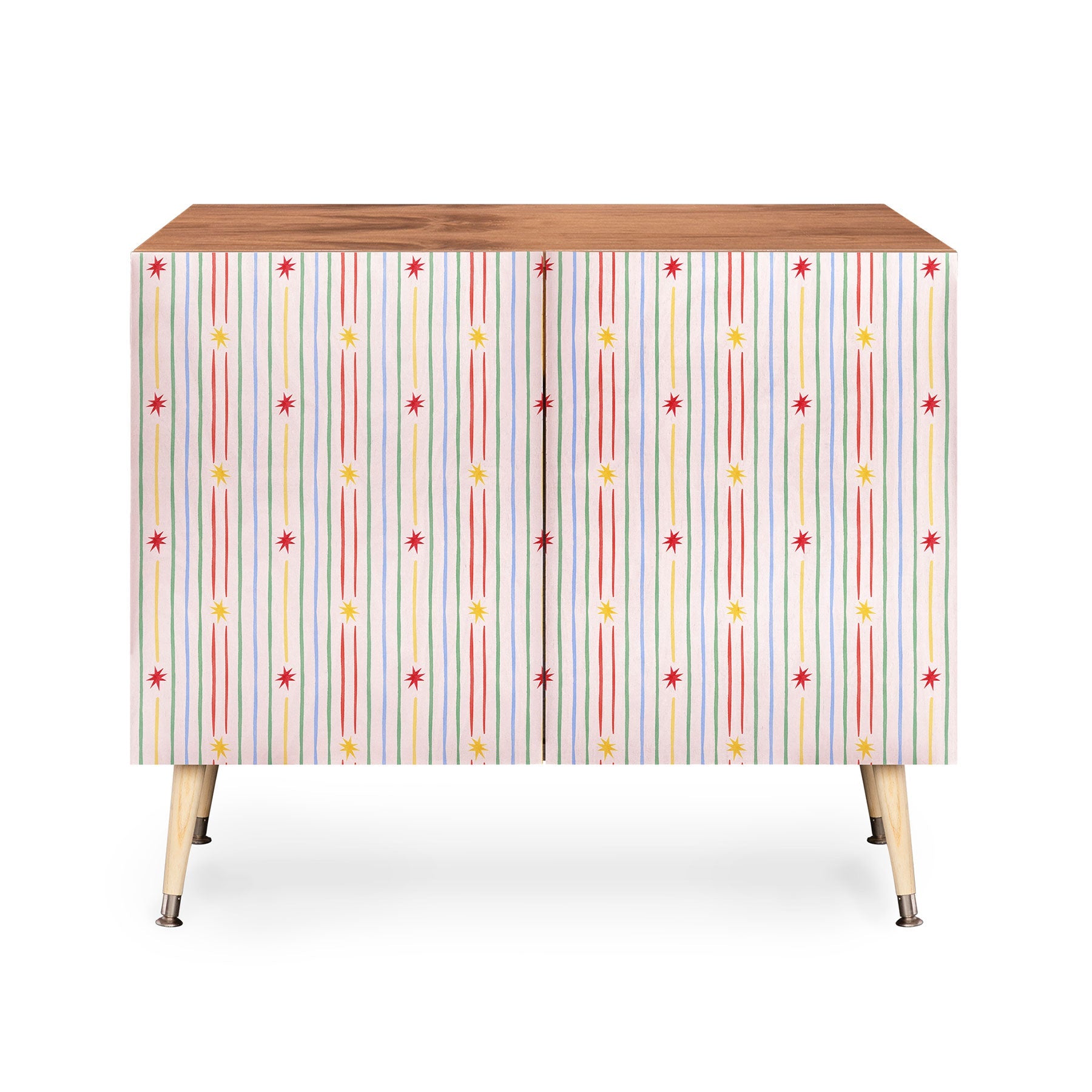 Love_Ryming Festive Starry Stripes Credenza
