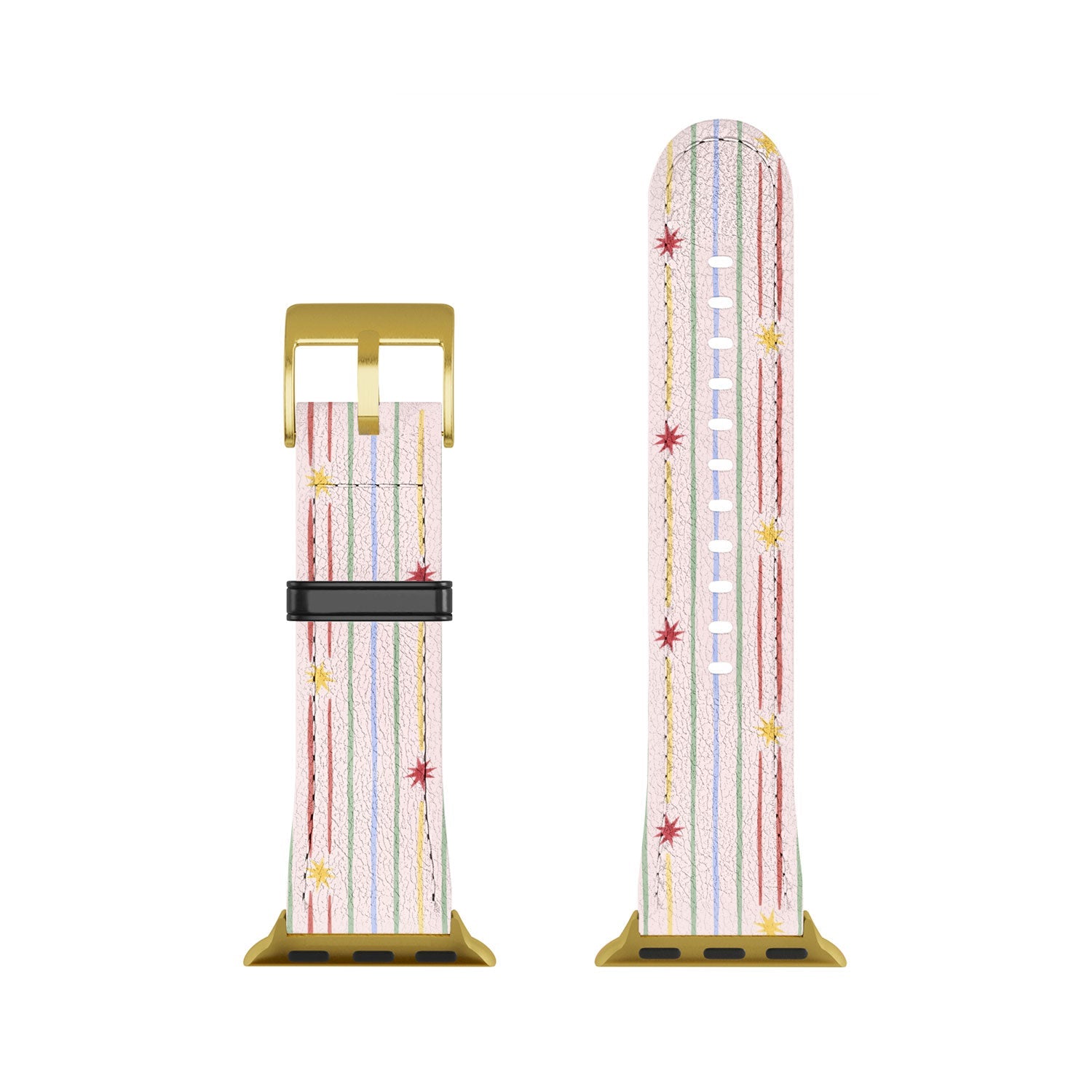 Love_Ryming Festive Starry Stripes Apple Watch Band