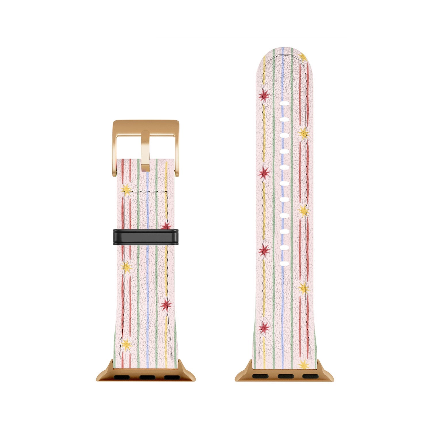 Love_Ryming Festive Starry Stripes Apple Watch Band