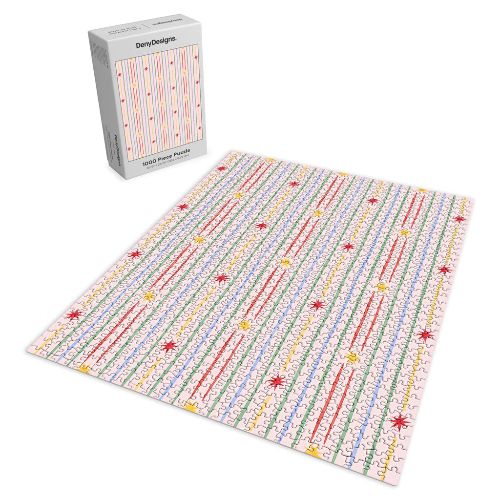 Love_Ryming Festive Starry Stripes Puzzle