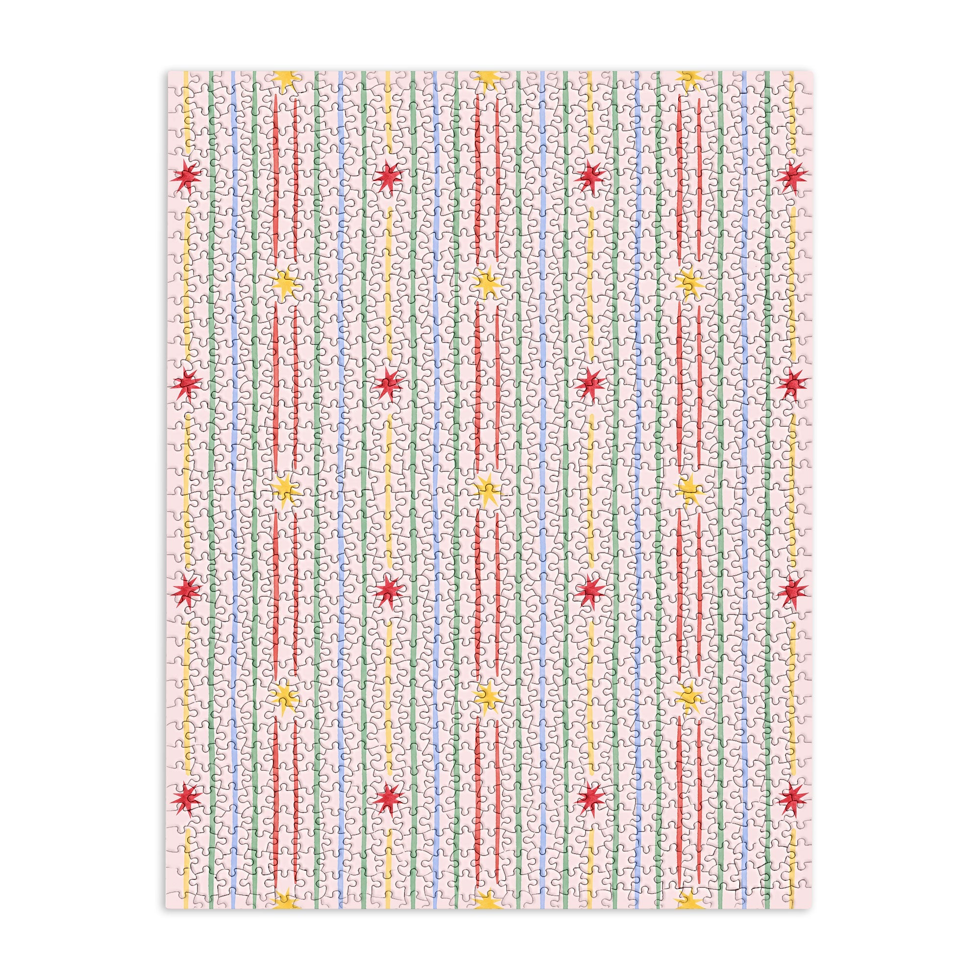 Love_Ryming Festive Starry Stripes Puzzle