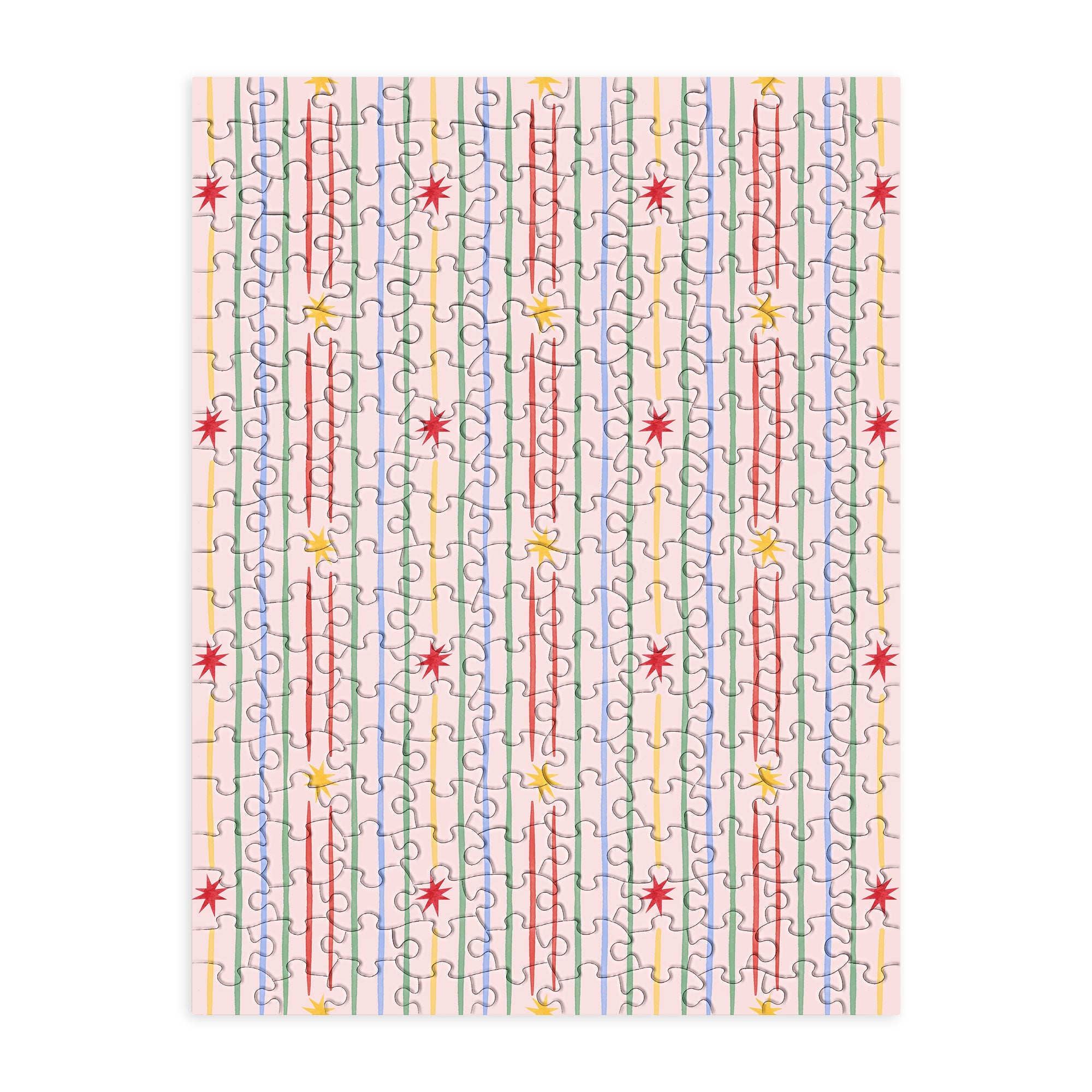 Love_Ryming Festive Starry Stripes Puzzle