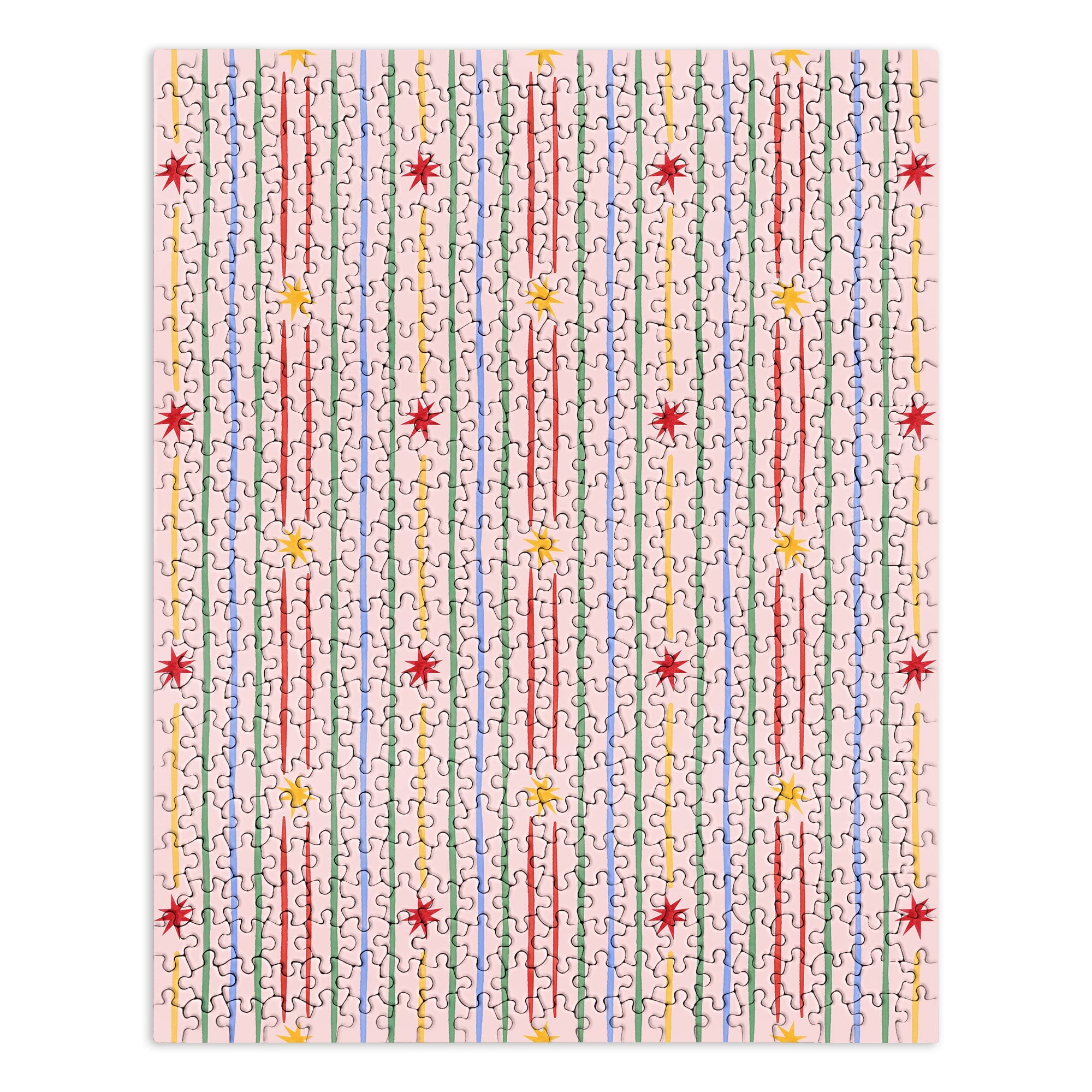 Love_Ryming Festive Starry Stripes Puzzle