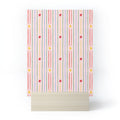 Love_Ryming Festive Starry Stripes Mini Art Print