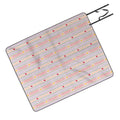 Love_Ryming Festive Starry Stripes Picnic Blanket