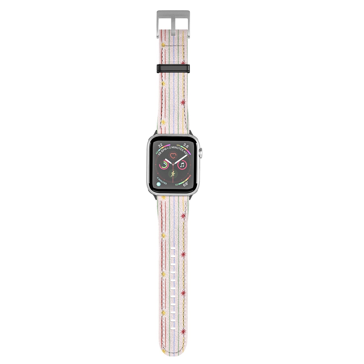 Love_Ryming Festive Starry Stripes Apple Watch Band
