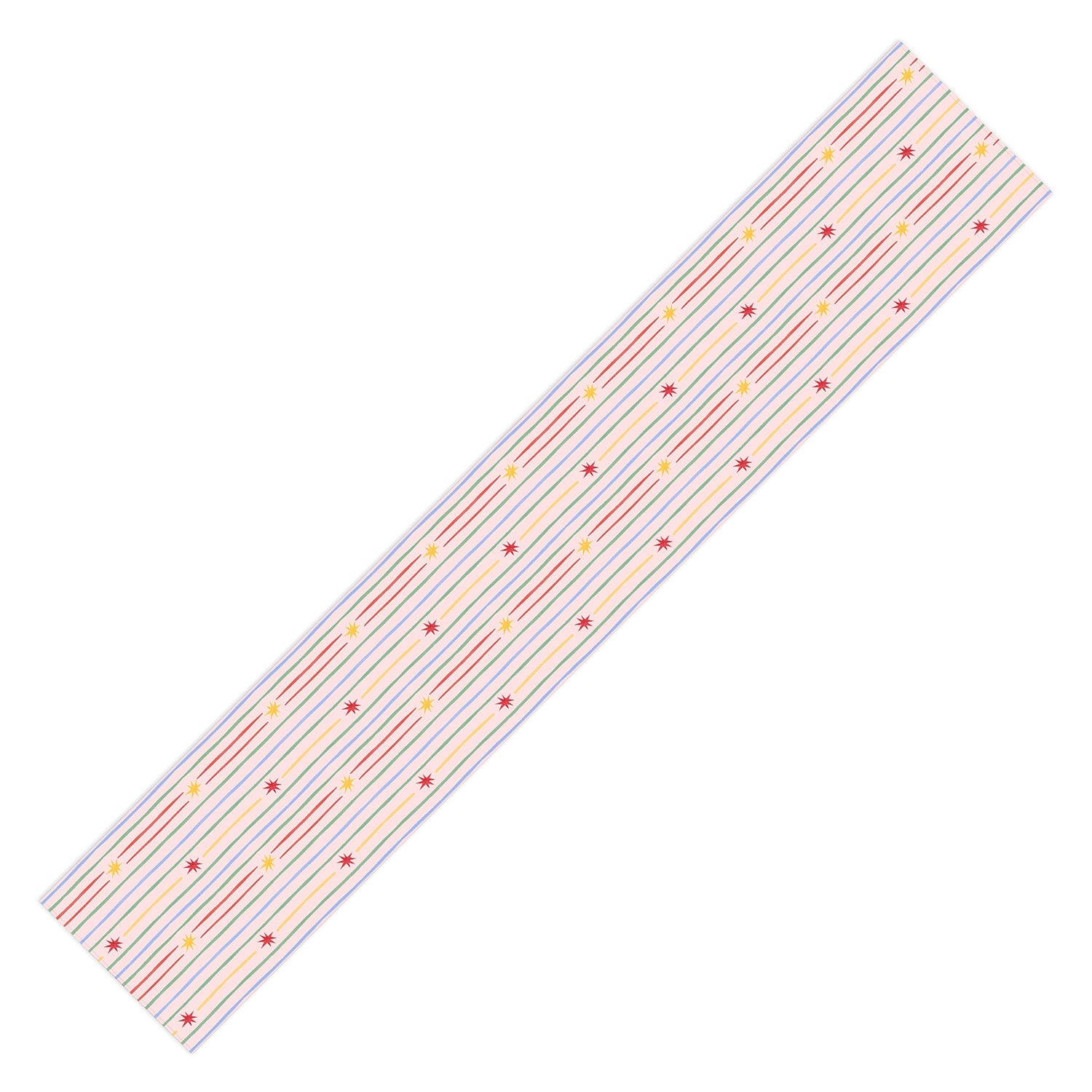 Love_Ryming Festive Starry Stripes Table Runner