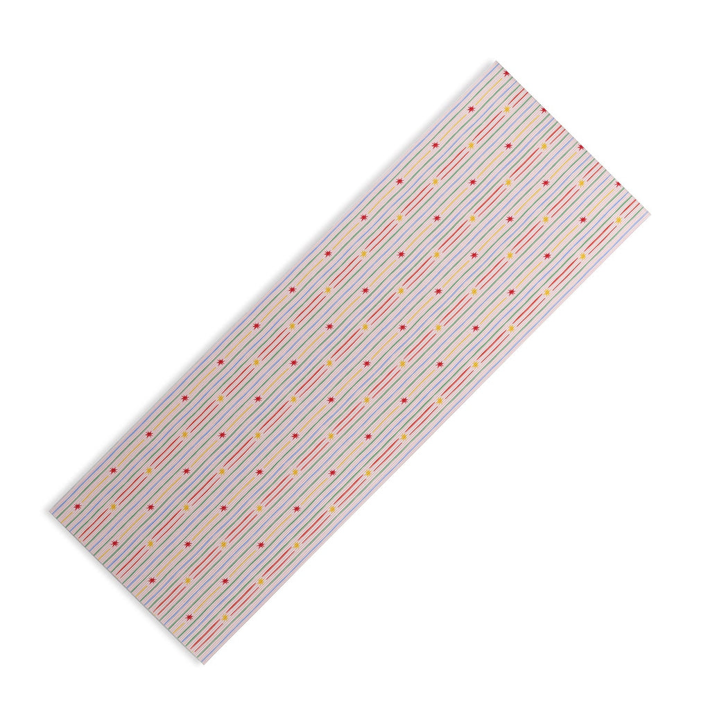 Love_Ryming Festive Starry Stripes Yoga Mat