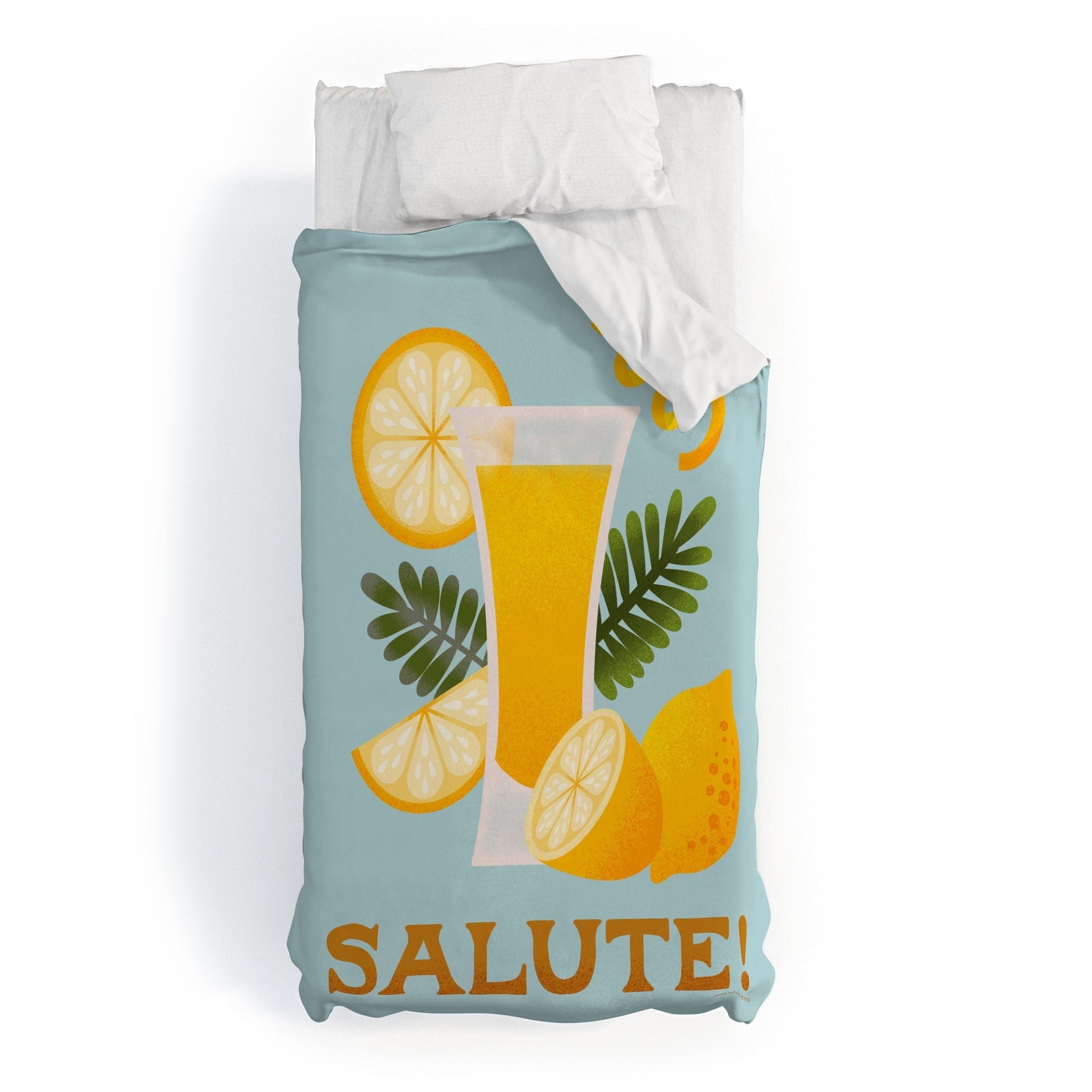 Jessica Molina Limoncello Cocktail Duvet Cover