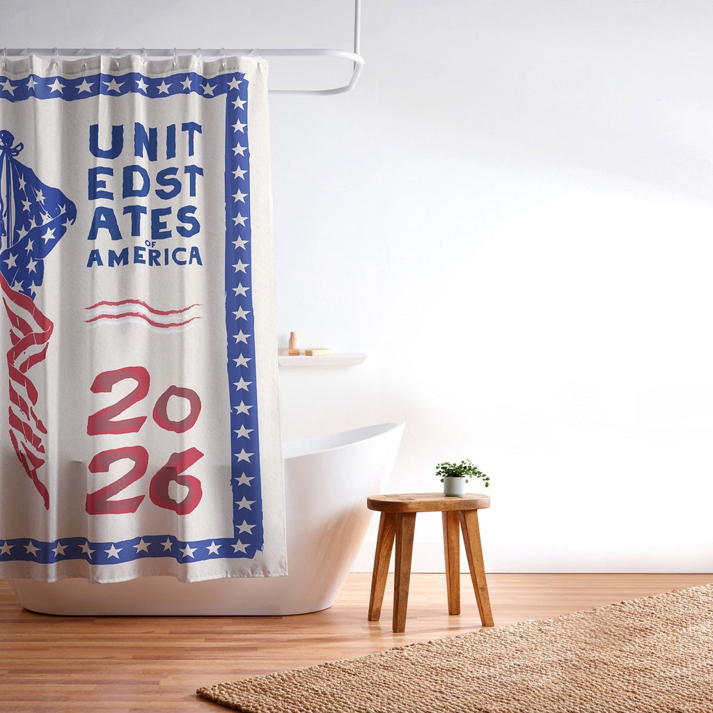 DENY Designs Retro 76 26 Shower Curtain