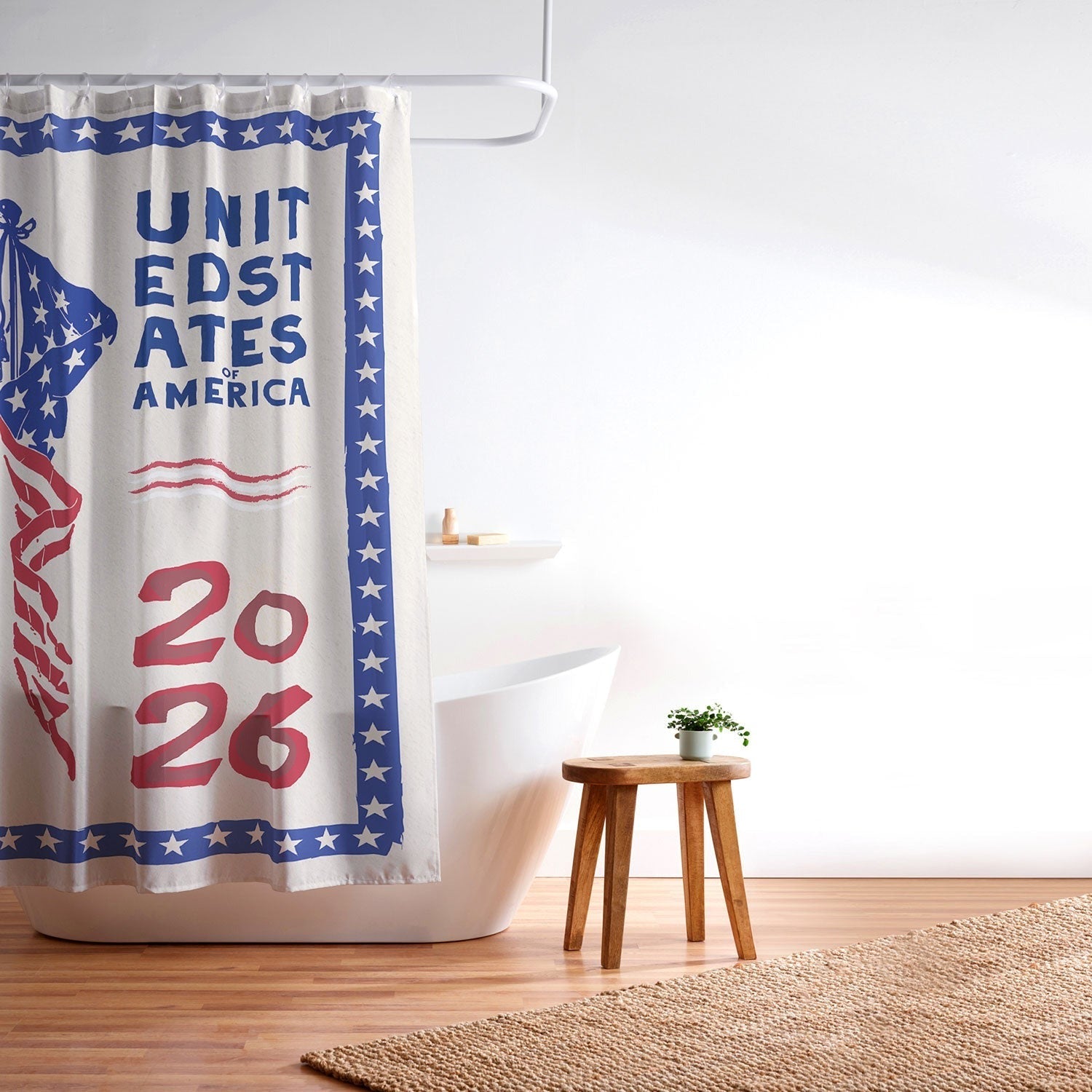 DENY Designs Retro 76 26 Shower Curtain