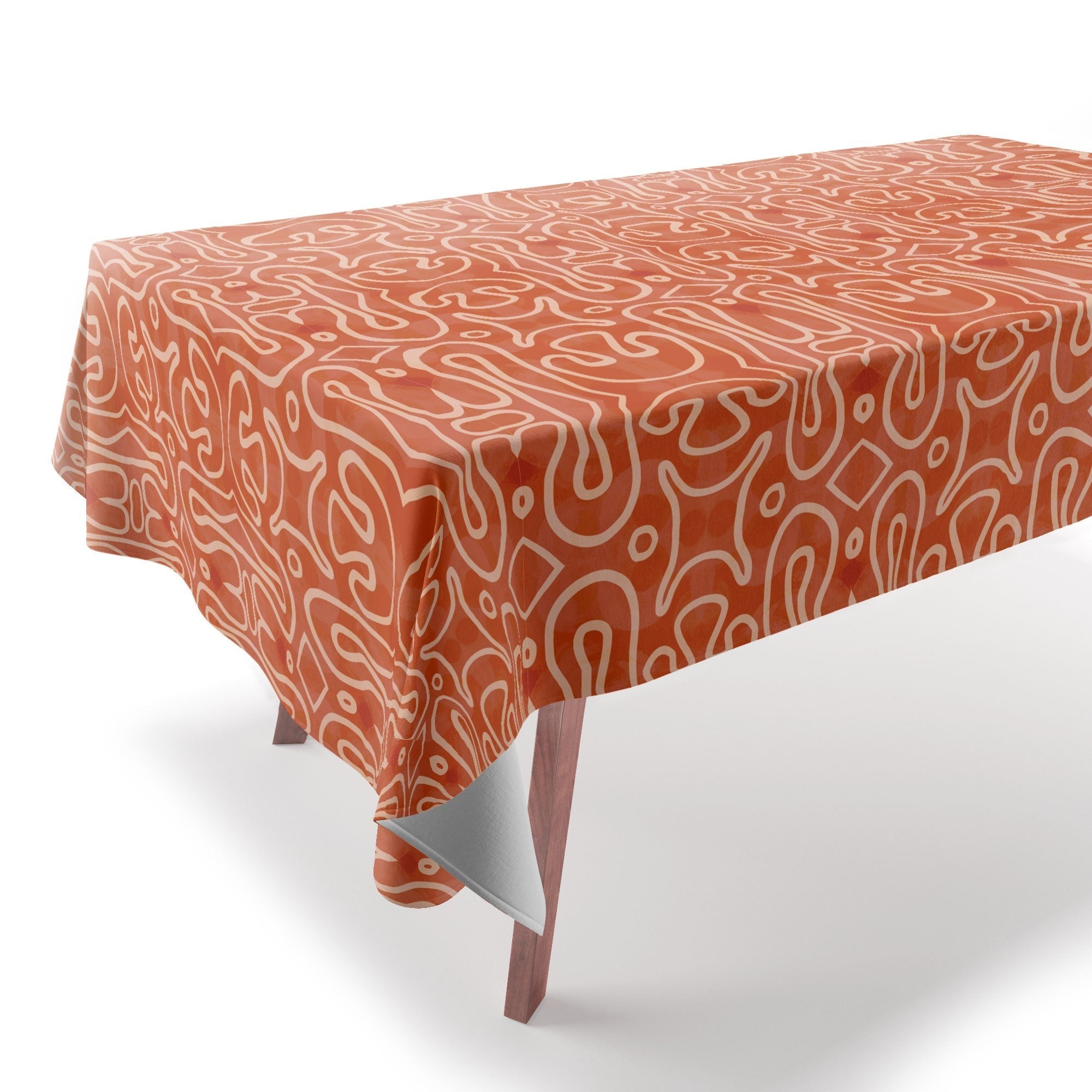 Mirimo Venexiana Burnt Orange Tablecloth