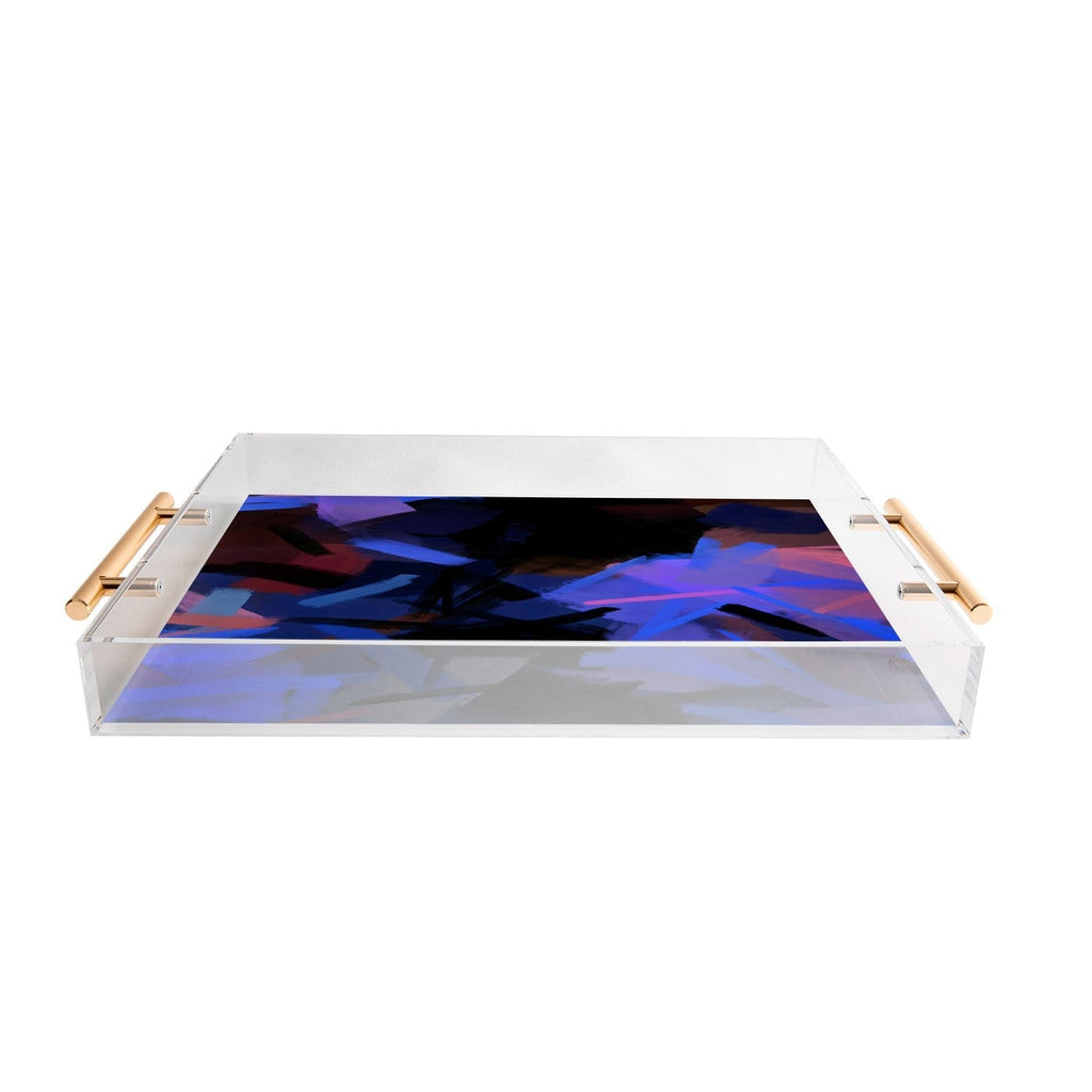 83 Oranges Midnight Sparks Acrylic Tray