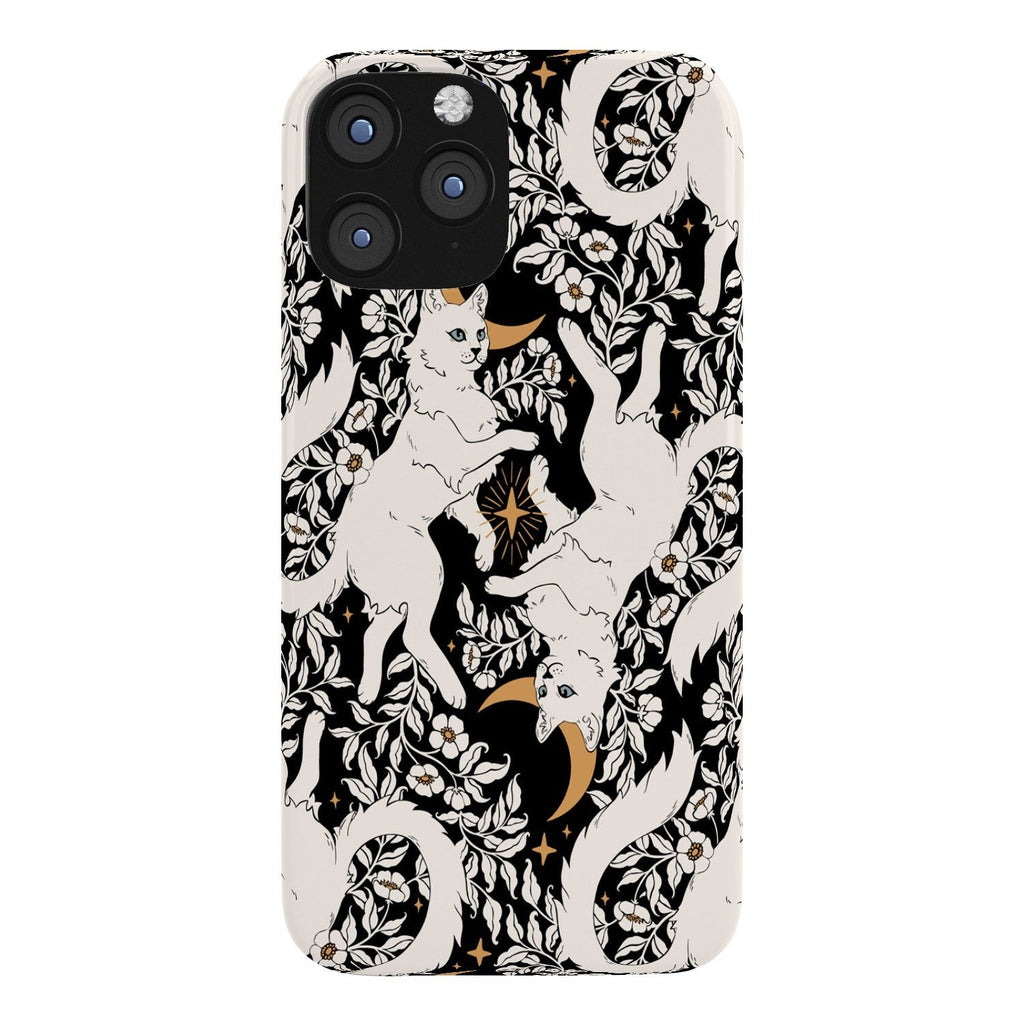 Avenie Celestial Cats Gold Phone Case