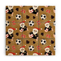 Design by Spark Sporty Soccer Santa Holiday Wood Wall Mural