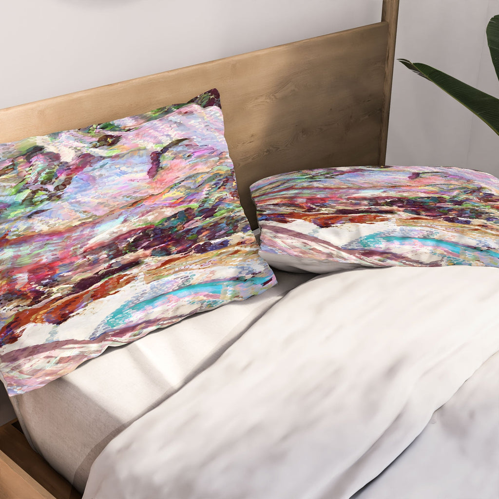 83 Oranges Sequin Haze Pillow Shams