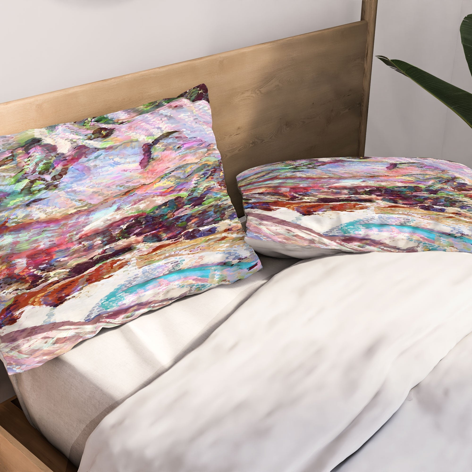 83 Oranges Sequin Haze Pillow Shams