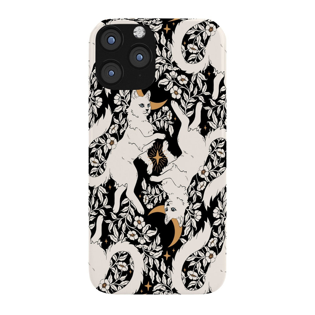Avenie Celestial Cats Gold Phone Case