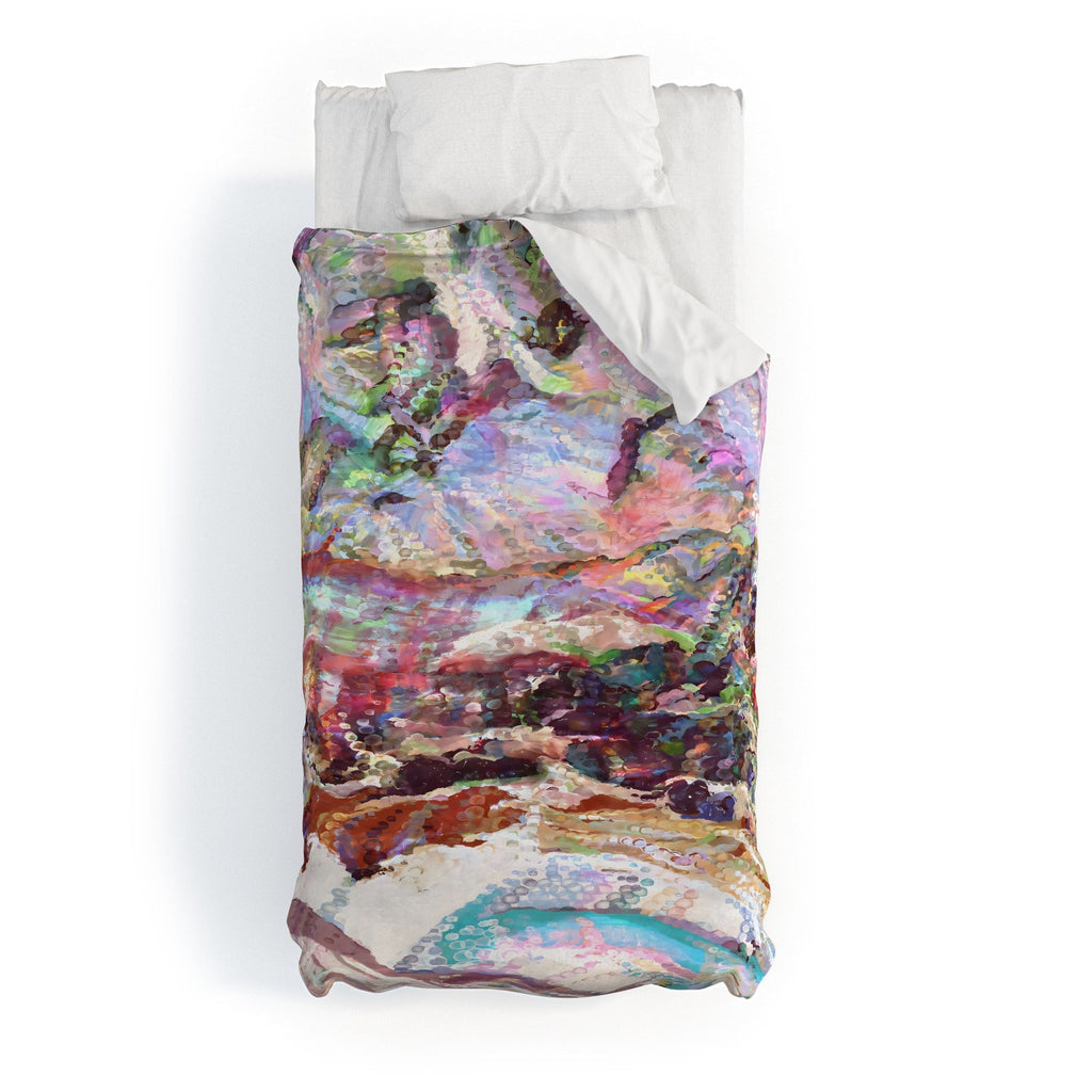 83 Oranges Sequin Haze Duvet Cover
