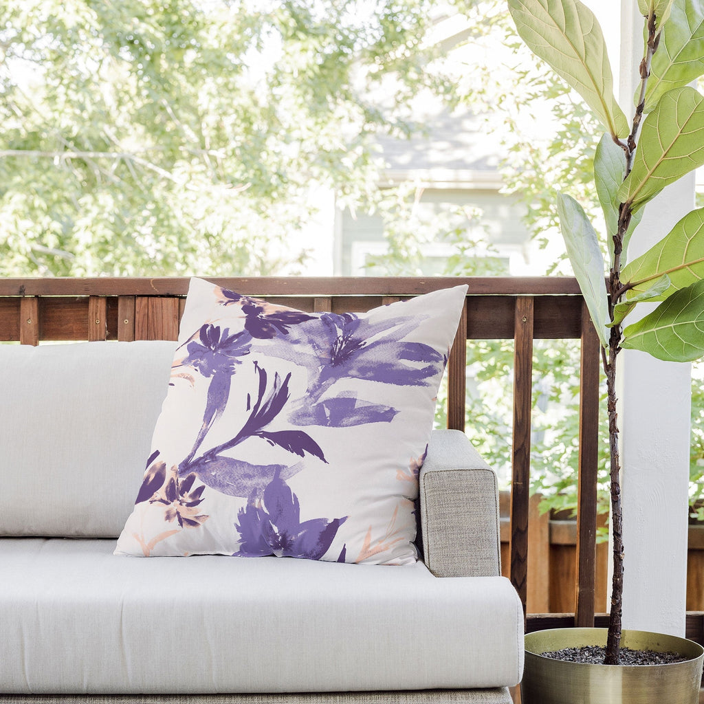 Gabriela Fuente Emma Classic Floral Outdoor Throw Pillow