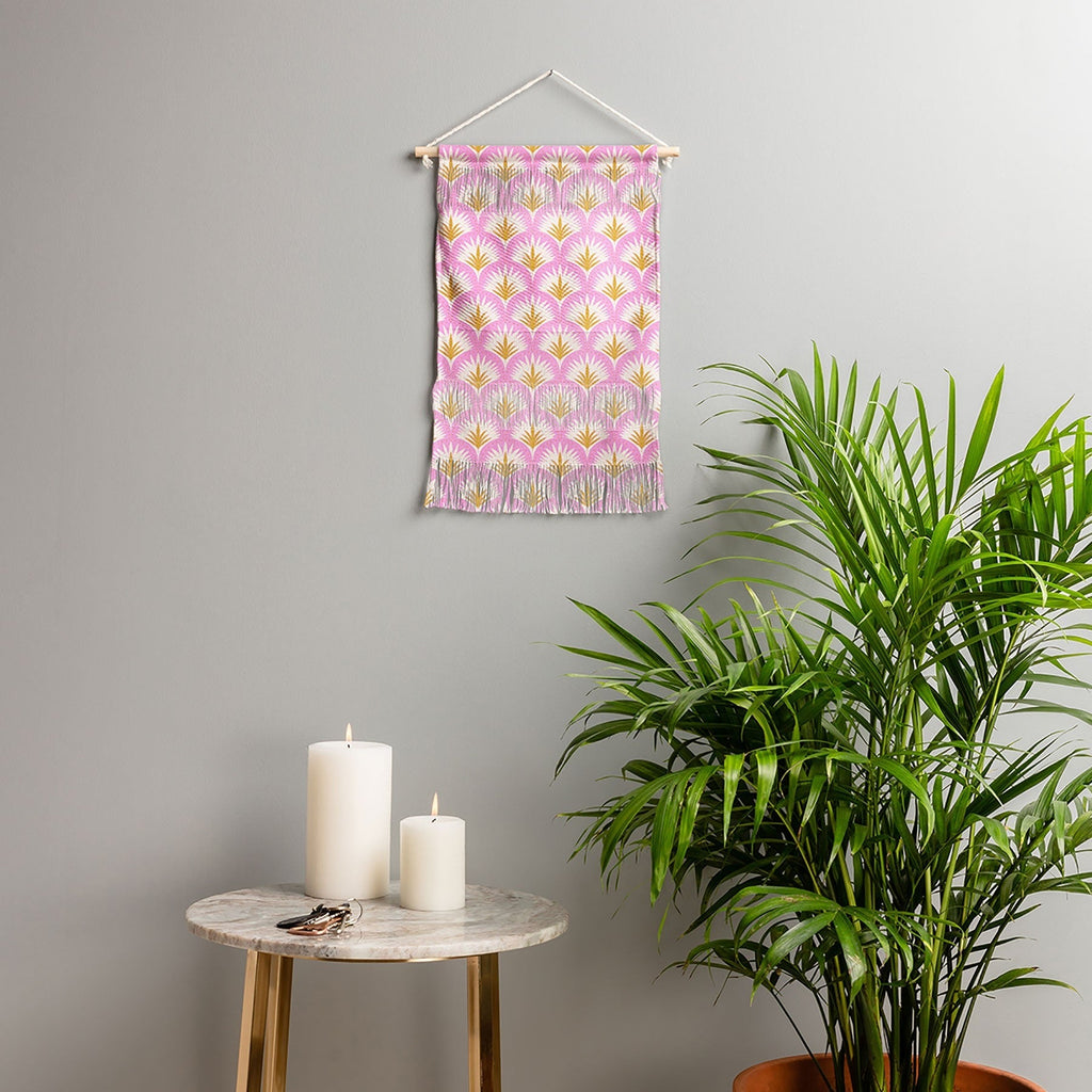 Jennifer Labre Pink Palmetto Wall Hanging Portrait