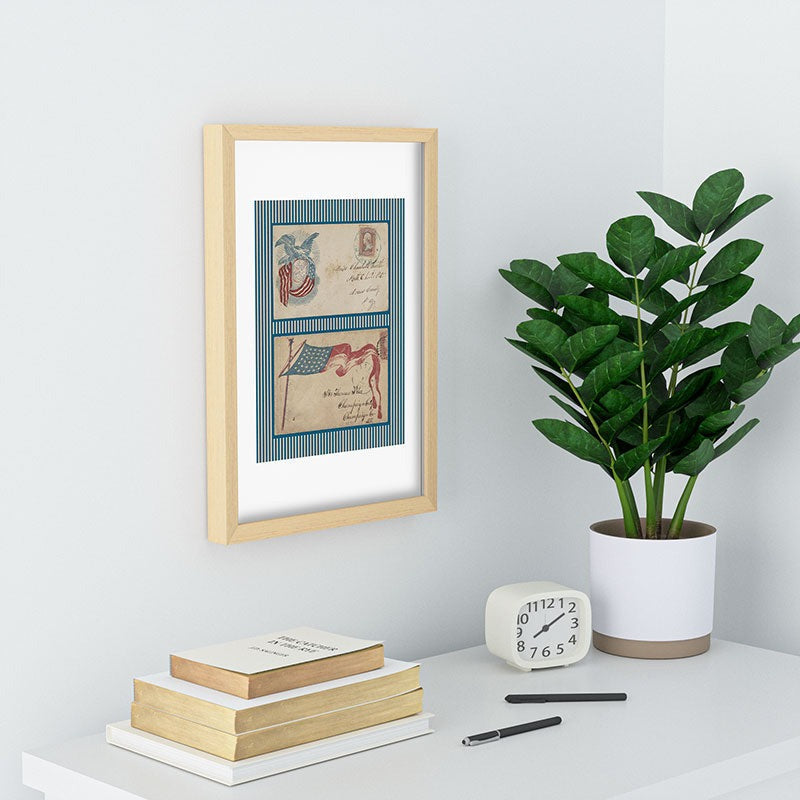 DENY Designs Civil War Envelopes Recessed Framing Rectangle