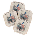 DENY Designs Our Country s Flag Coaster Set