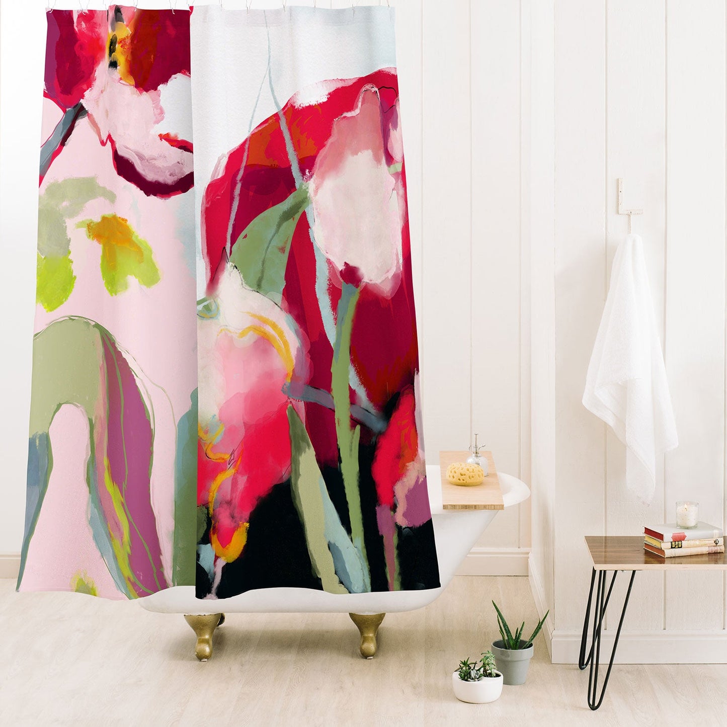 lunetricotee abstract bloom I Shower Curtain