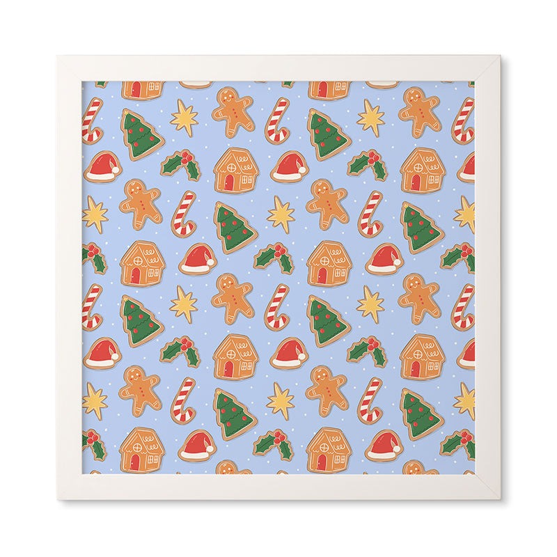 Love_Ryming Christmas Cookies Framed Wall Art