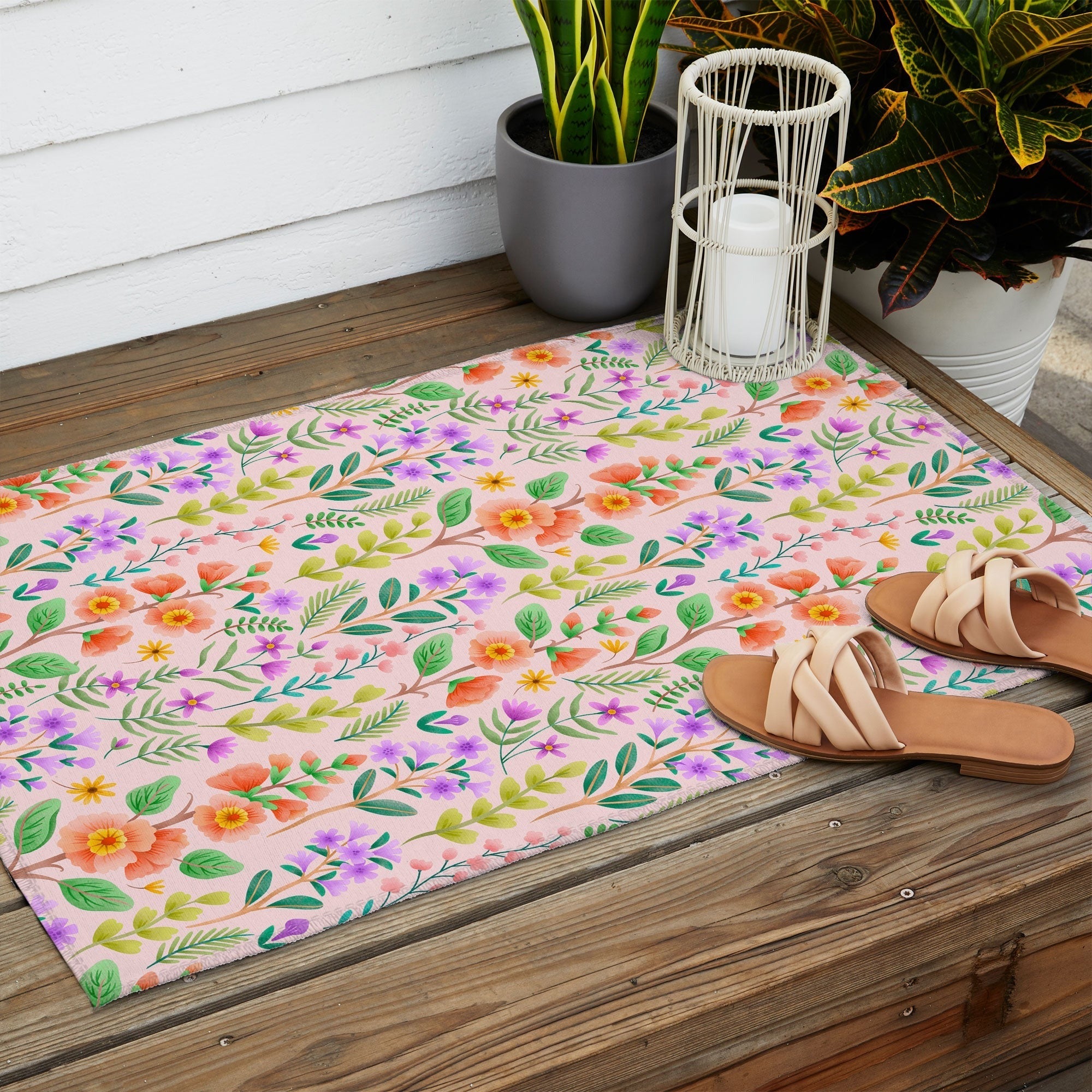 Pimlada Phuapradit Ditsy Spring Floral Outdoor Rug
