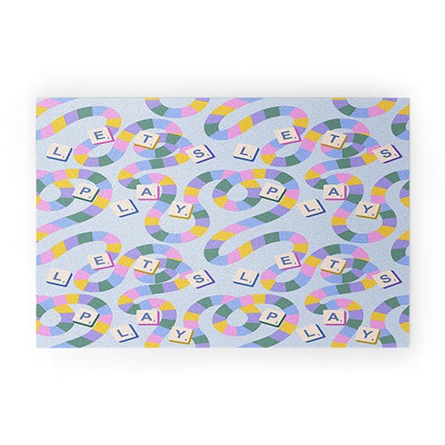 Design by Spark Scrabble Board Game Night Welcome Mat