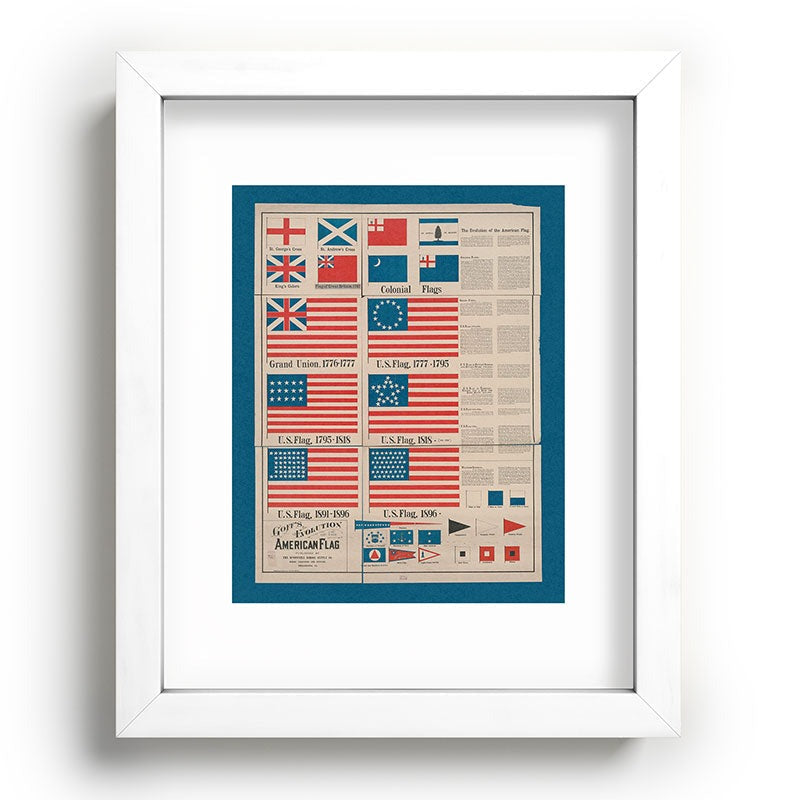DENY Designs Goff s Evolution of the American Flag Recessed Framing Rectangle