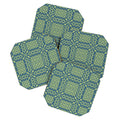 Marta Barragan Camarasa Nostalgic Grid Design Coaster Set