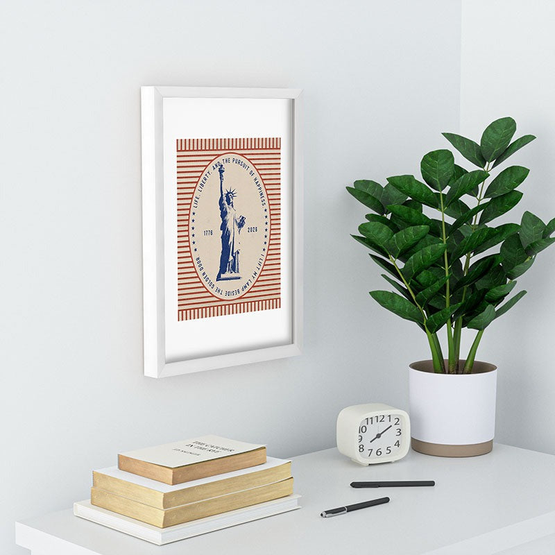 DENY Designs Life Liberty Recessed Framing Rectangle