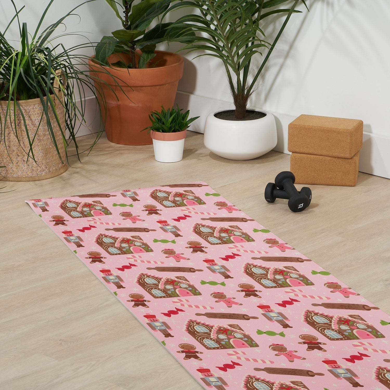 carriecantwell Sweet Christmas Holidays Yoga Mat