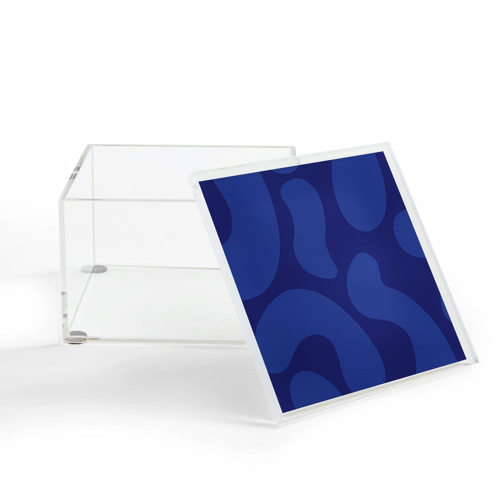 Camilla Foss Blue Pebble Acrylic Box