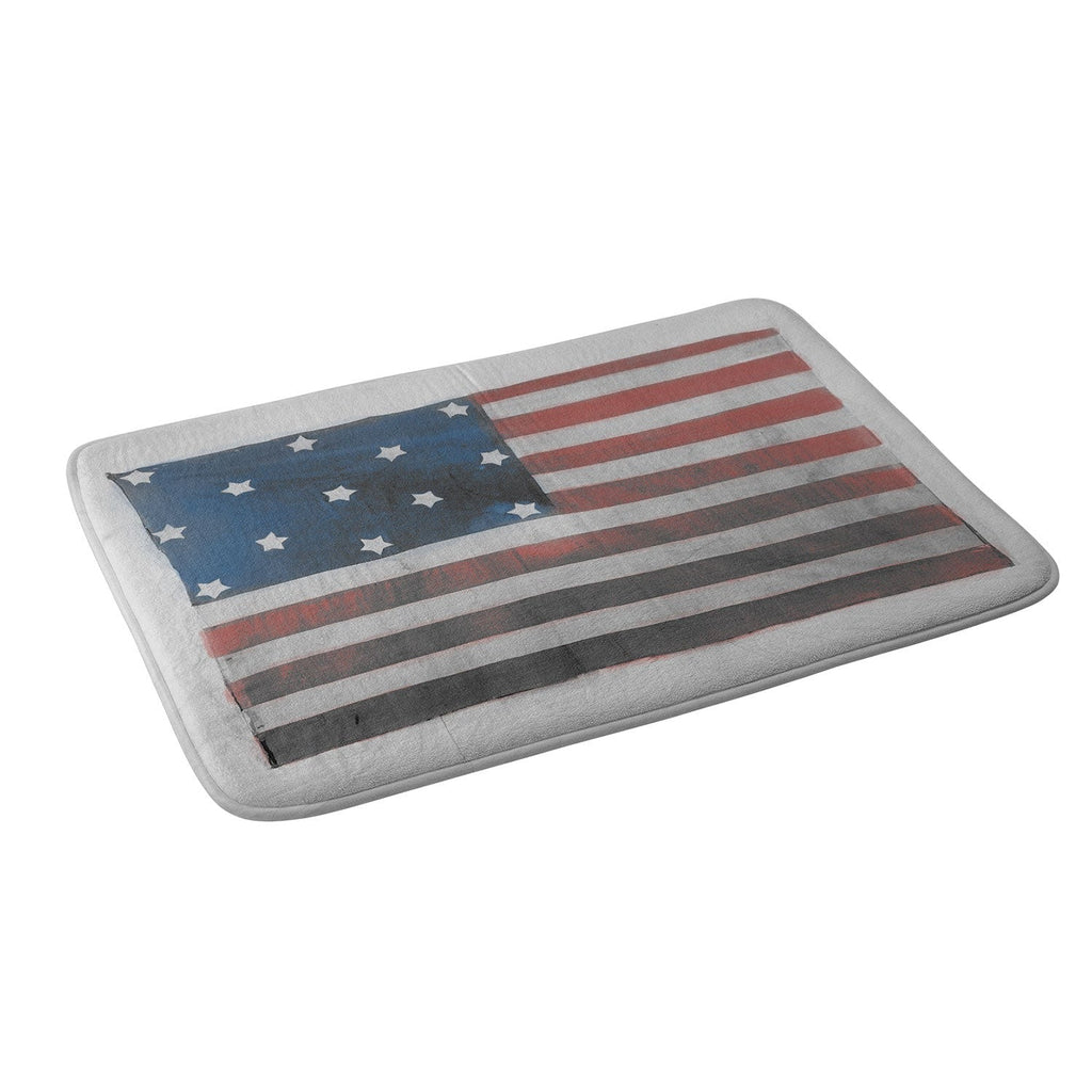 DENY Designs Flag Attributed to Elizabeth Schuyler Hamilton Memory Foam Bath Mat