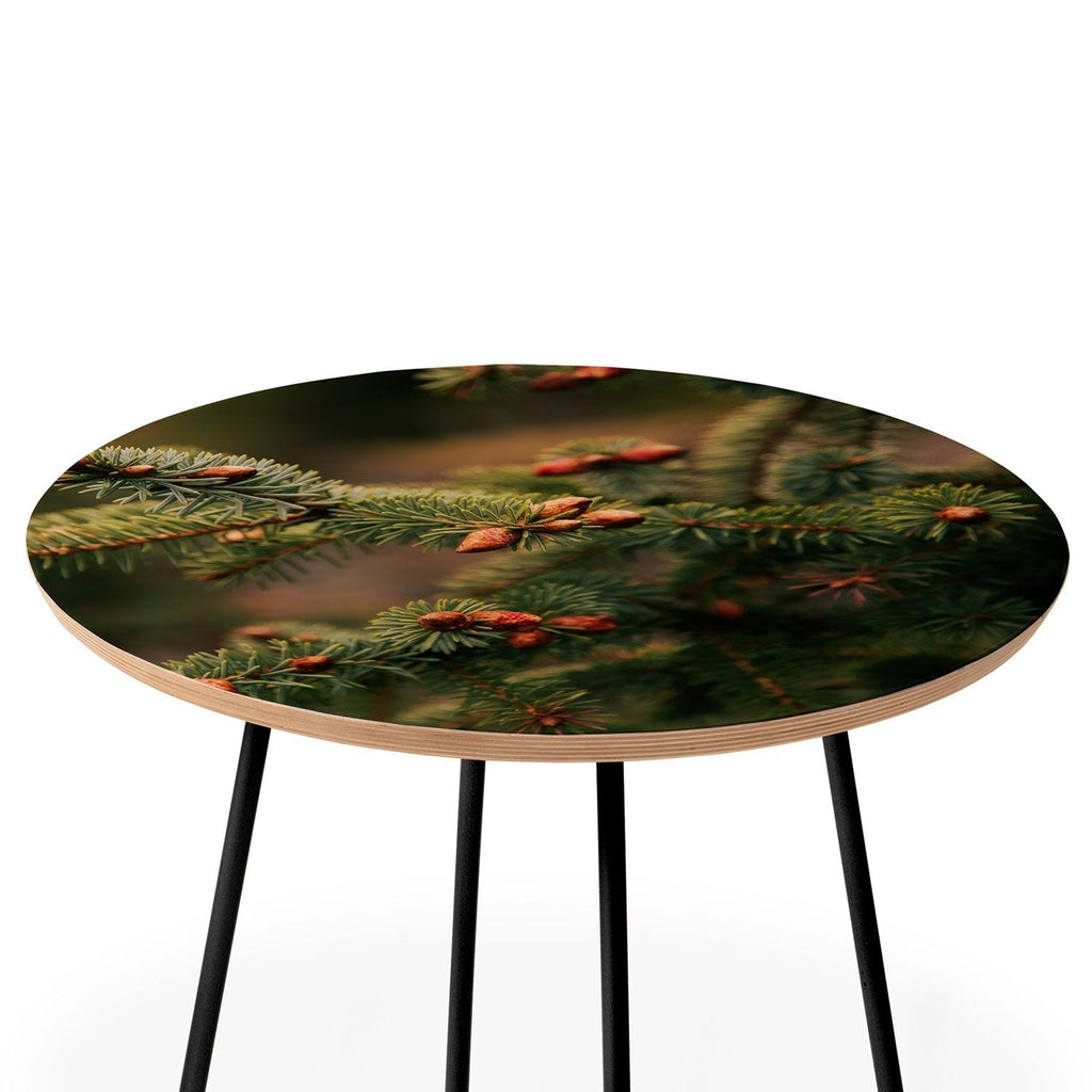 Hannah Kemp Spruce Tips Round Side Table