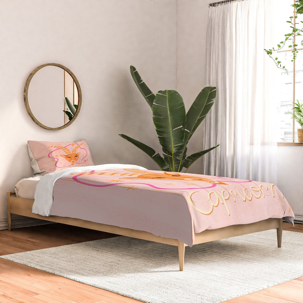Little Om Zodiac Sign Capricorn Comforter
