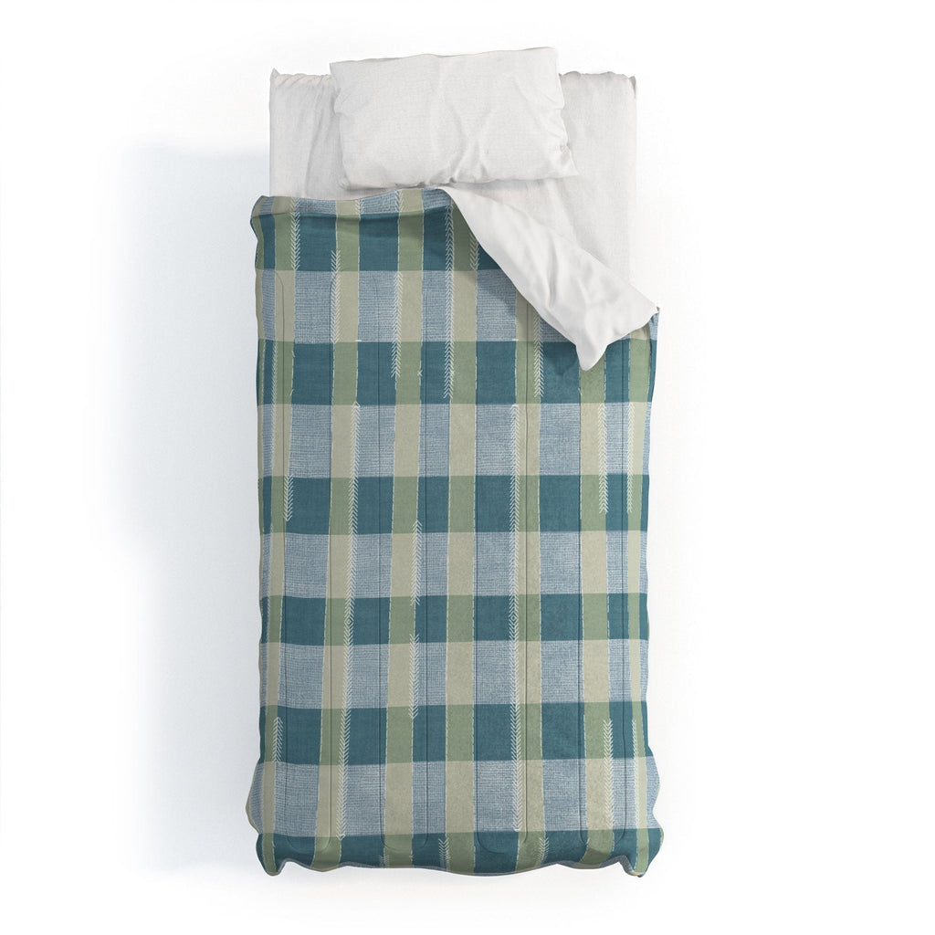 Marta Barragan Camarasa Country Style Checks Comforter