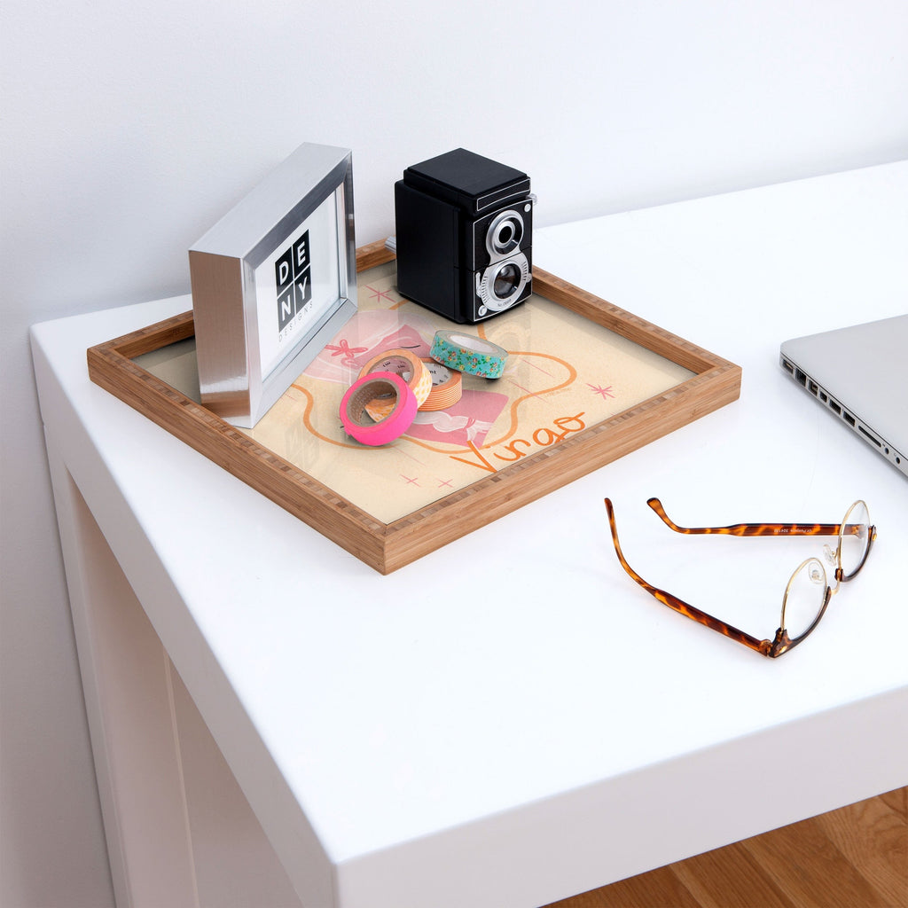 Little Om Zodiac Sign Virgo Square Tray