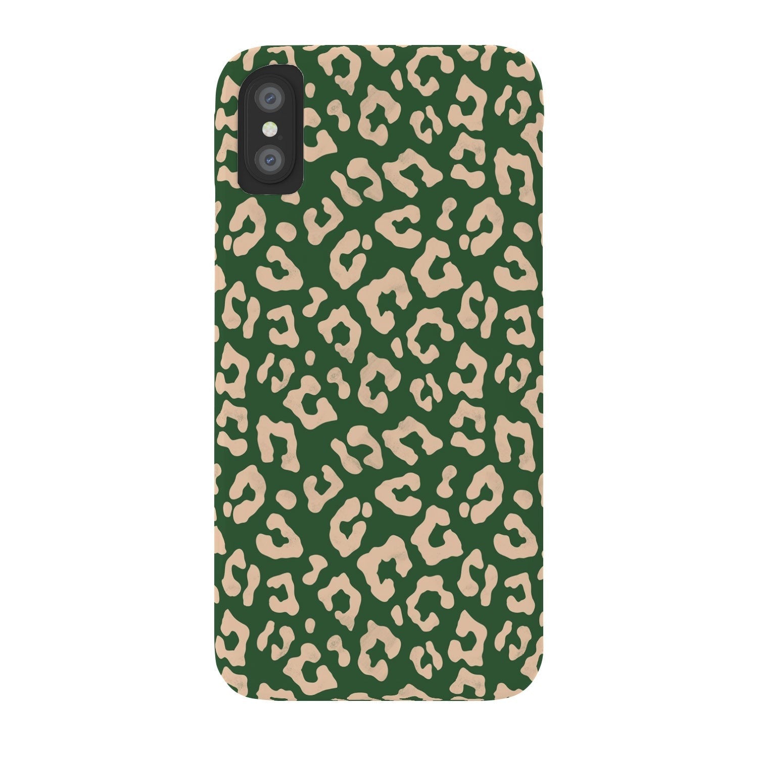 Avenie BR Cheetah Print In Green Phone Case