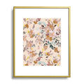 Ninola Design Botanic Retreat Floral Oleander Whimsical Soft Pink Metal Framed Art Print