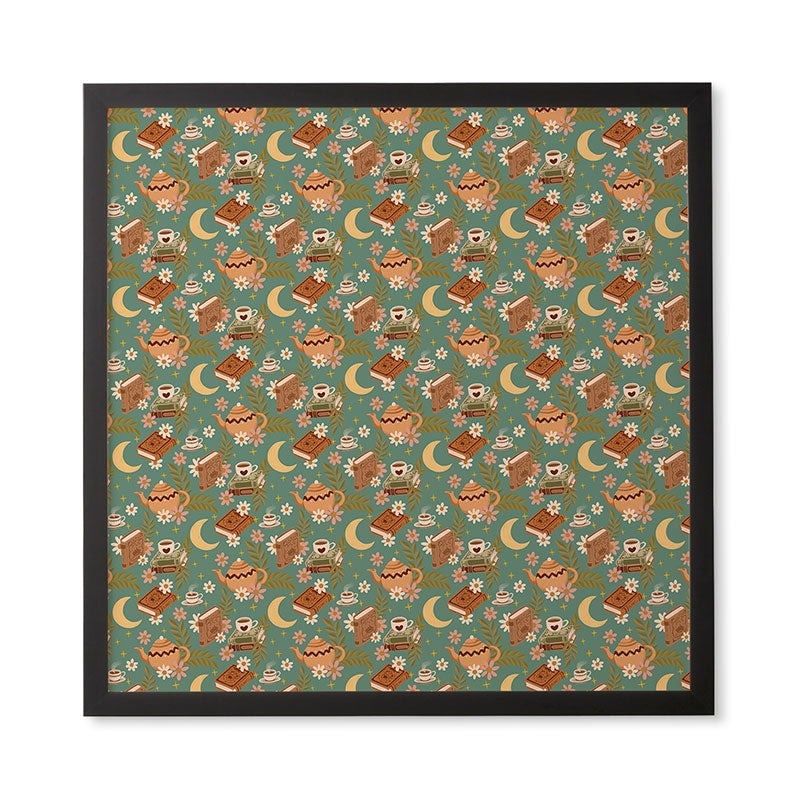 Avenie Moonlit Reading Nook I Framed Wall Art