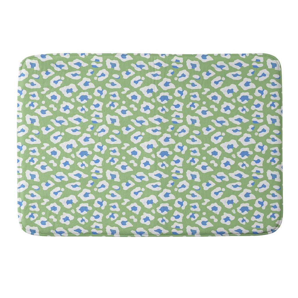 Avenie BR Cheetah Print Memory Foam Bath Mat